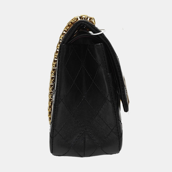 2.55 225 (small) Quilted Calfskin Black