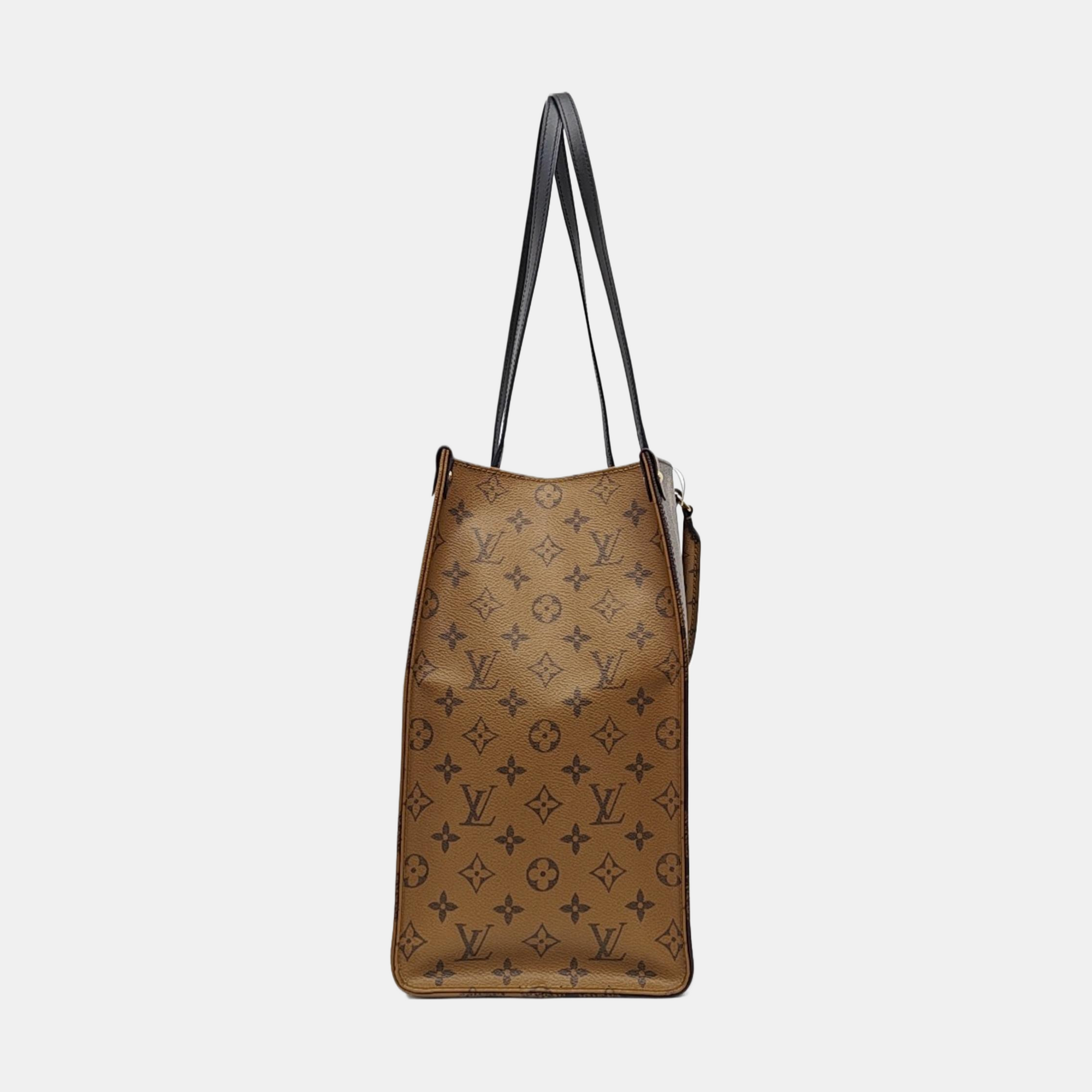 ONTHEGO GM Monogram Coated Canvas Brown