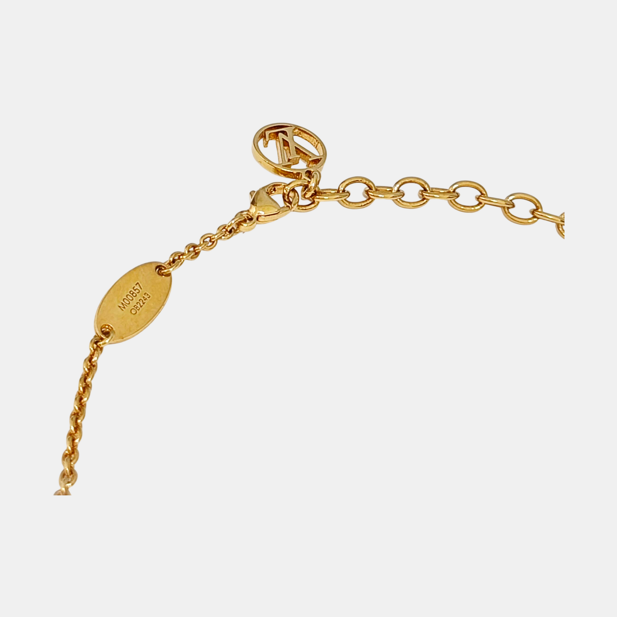LV &amp; ME Metal Gold Necklace