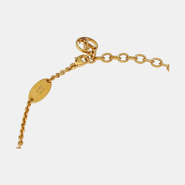 LV & ME Metal Gold Necklace
