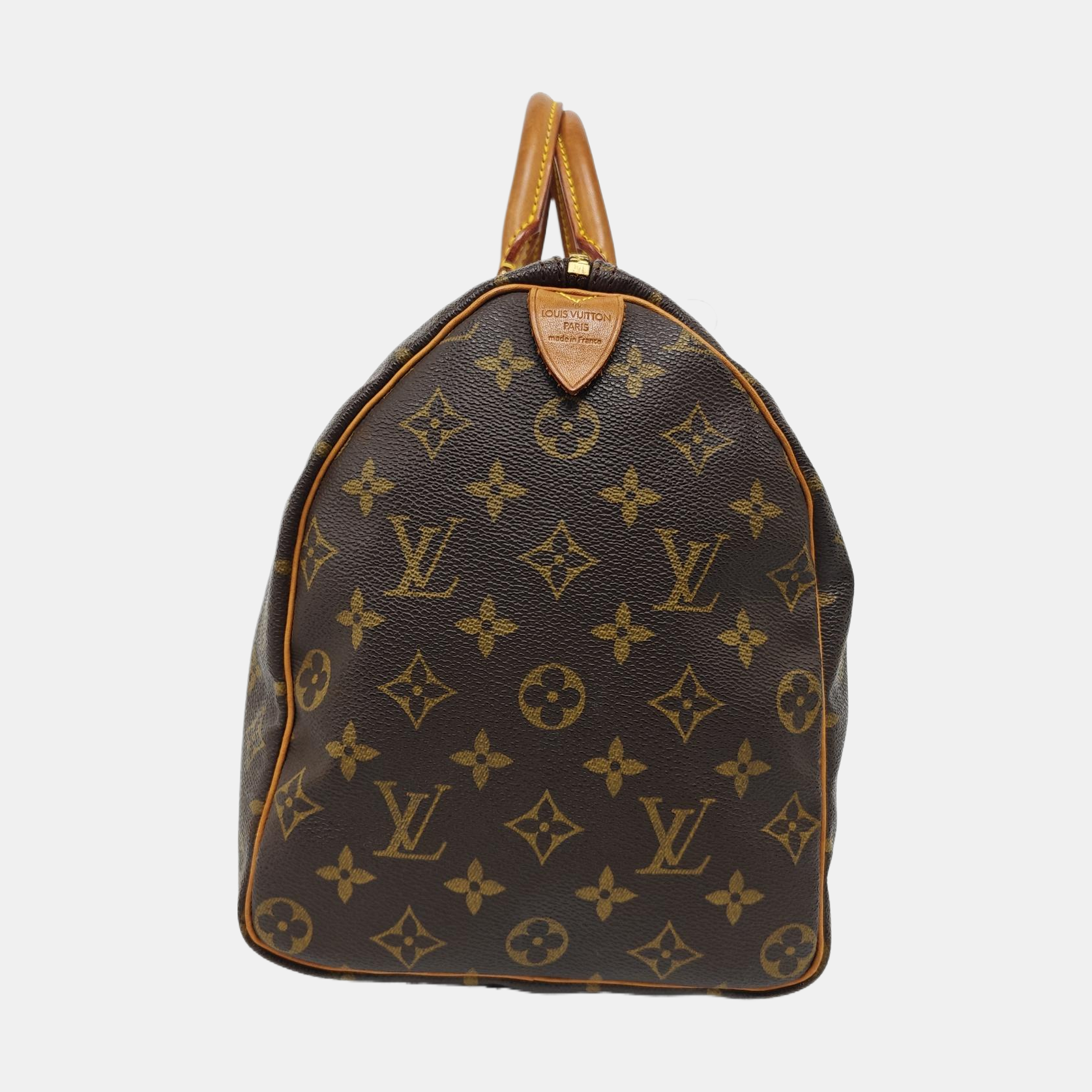 SPEEDY 35 Monogram Coated Canvas Brown