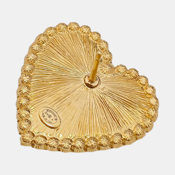 Metal Gold Stud Earrings