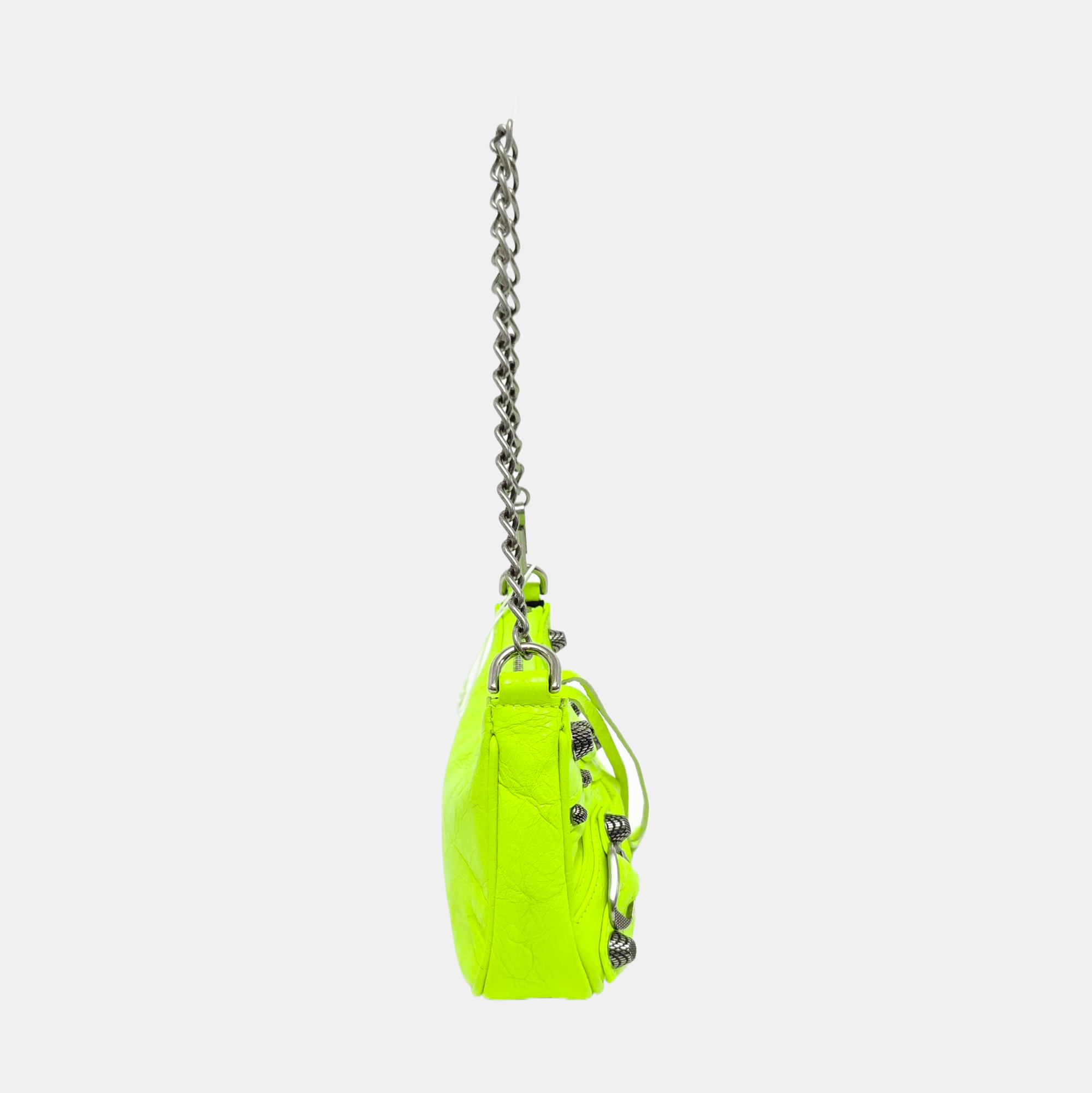 Le Cagole Mini Calfskin Green