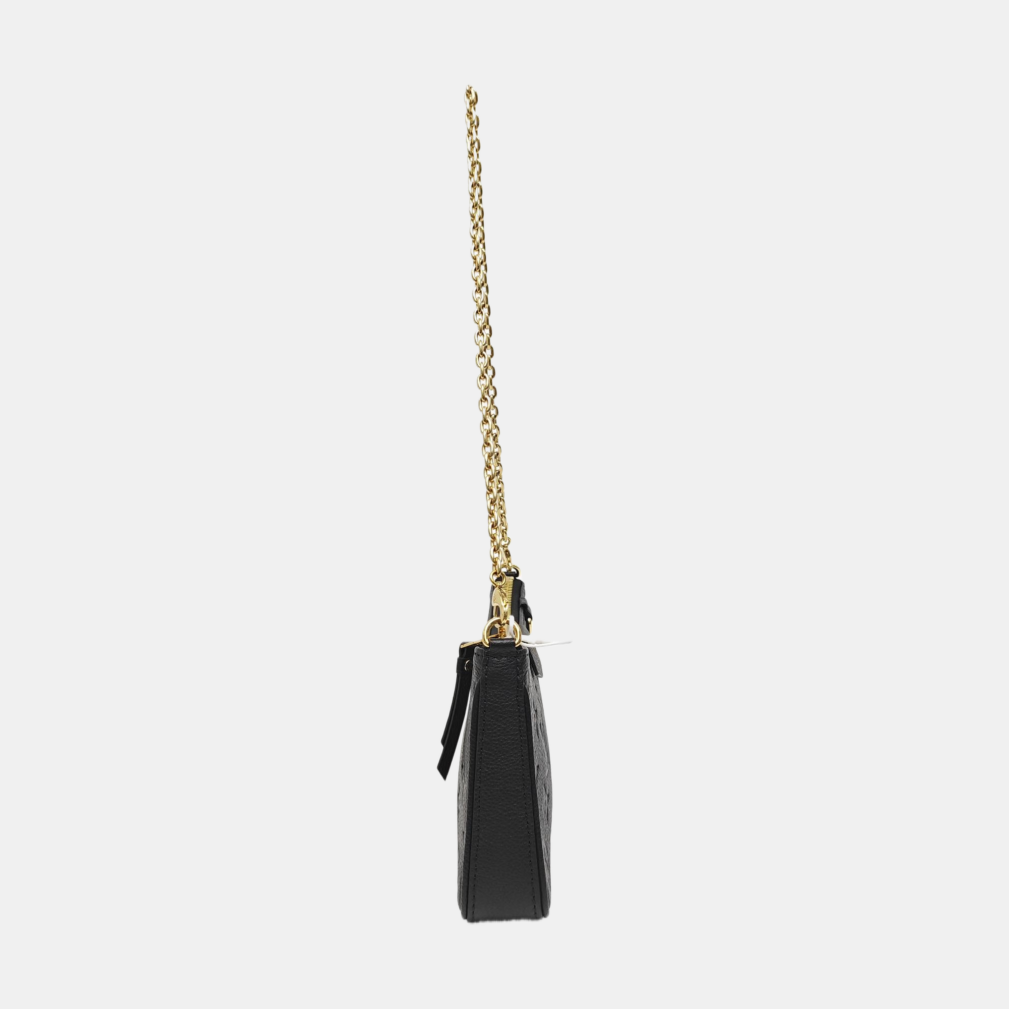 EASY POUCH ON STRAP Monogram Calfskin Black