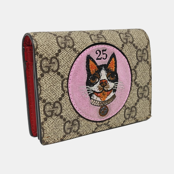 Monogram Coated Canvas Wallet Beige