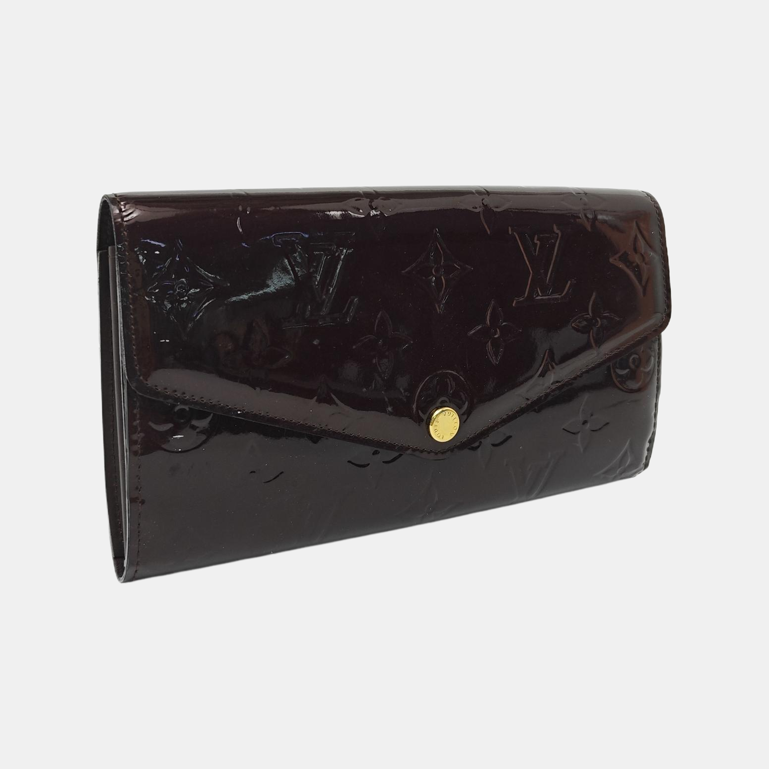 SARAH Patent Leather Red Wallet