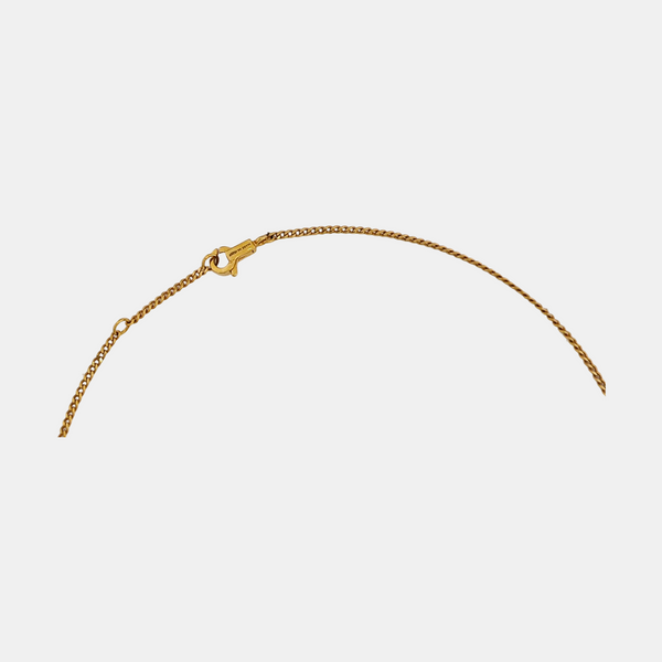 ALPHABET Crystal Gold Necklace