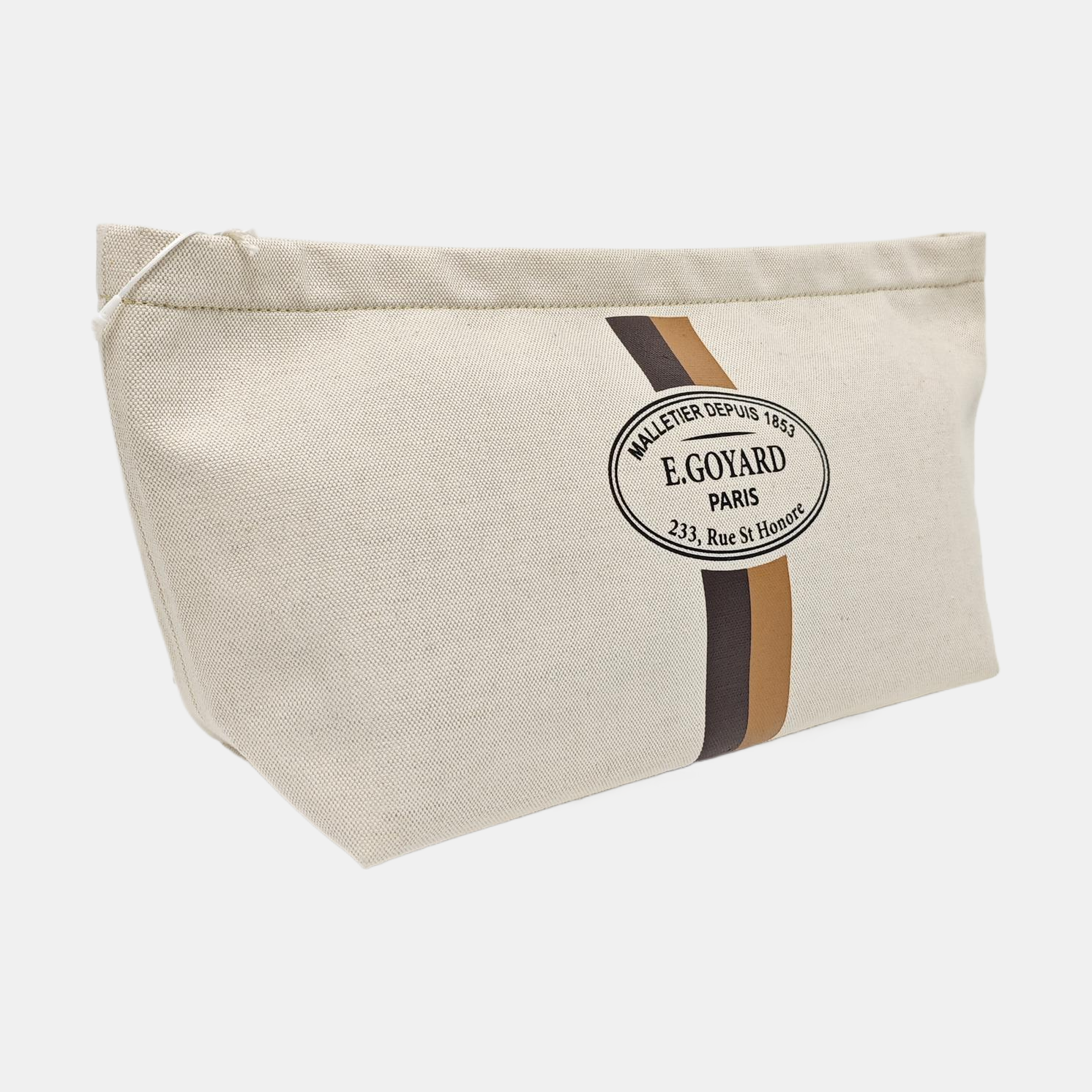 Canvas Clutch White