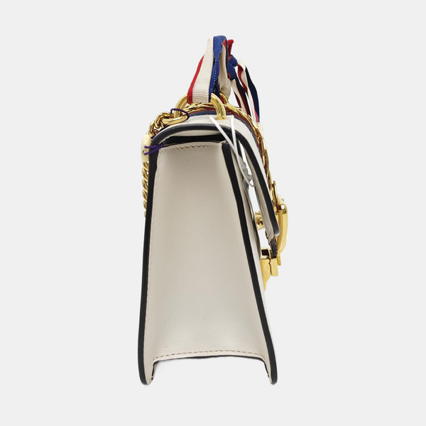 Sylvie Mini Calfskin White