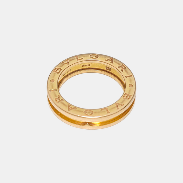 B.ZERO1 18k Rose Gold Ring EU 51