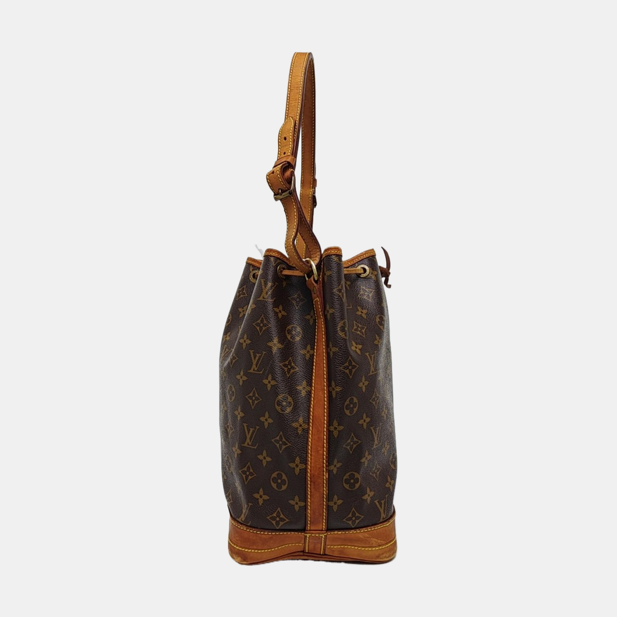 NOÉ GM Monogram Coated Canvas Brown