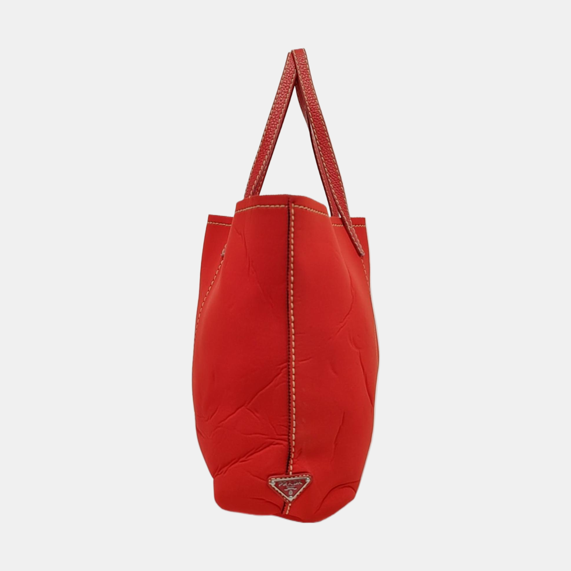 Fabric Tote Bag Red