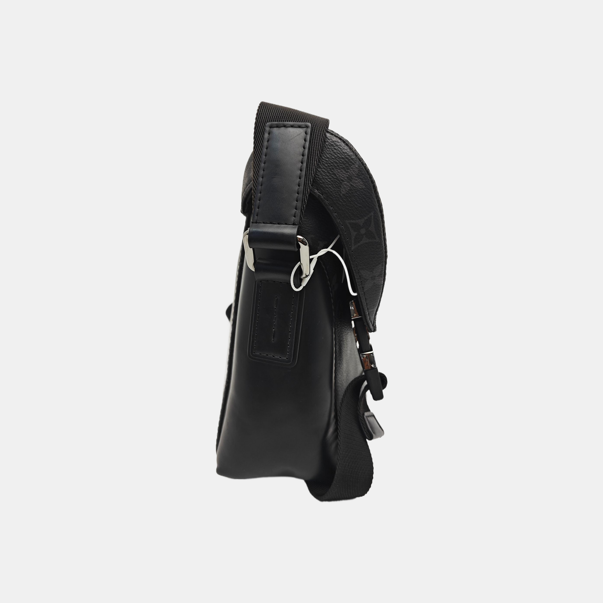 VOYAGER PM Monogram Coated Canvas Black