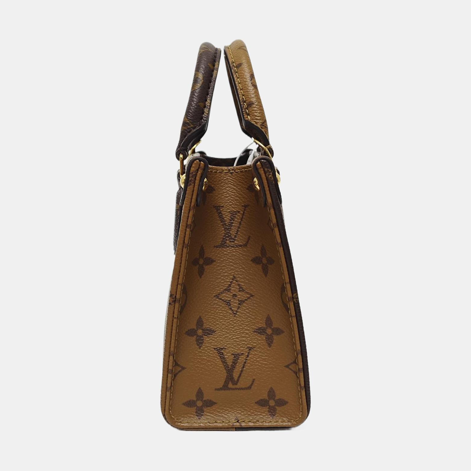 ONTHEGO BB Monogram Coated Canvas Brown