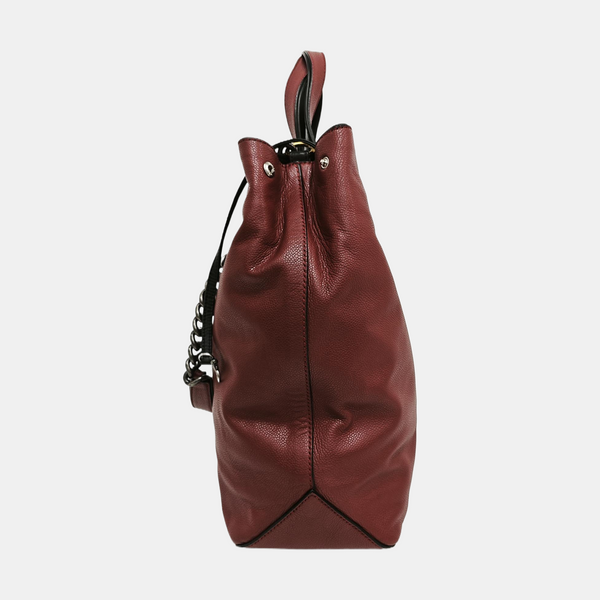 Calfskin Shoulder Bag Red