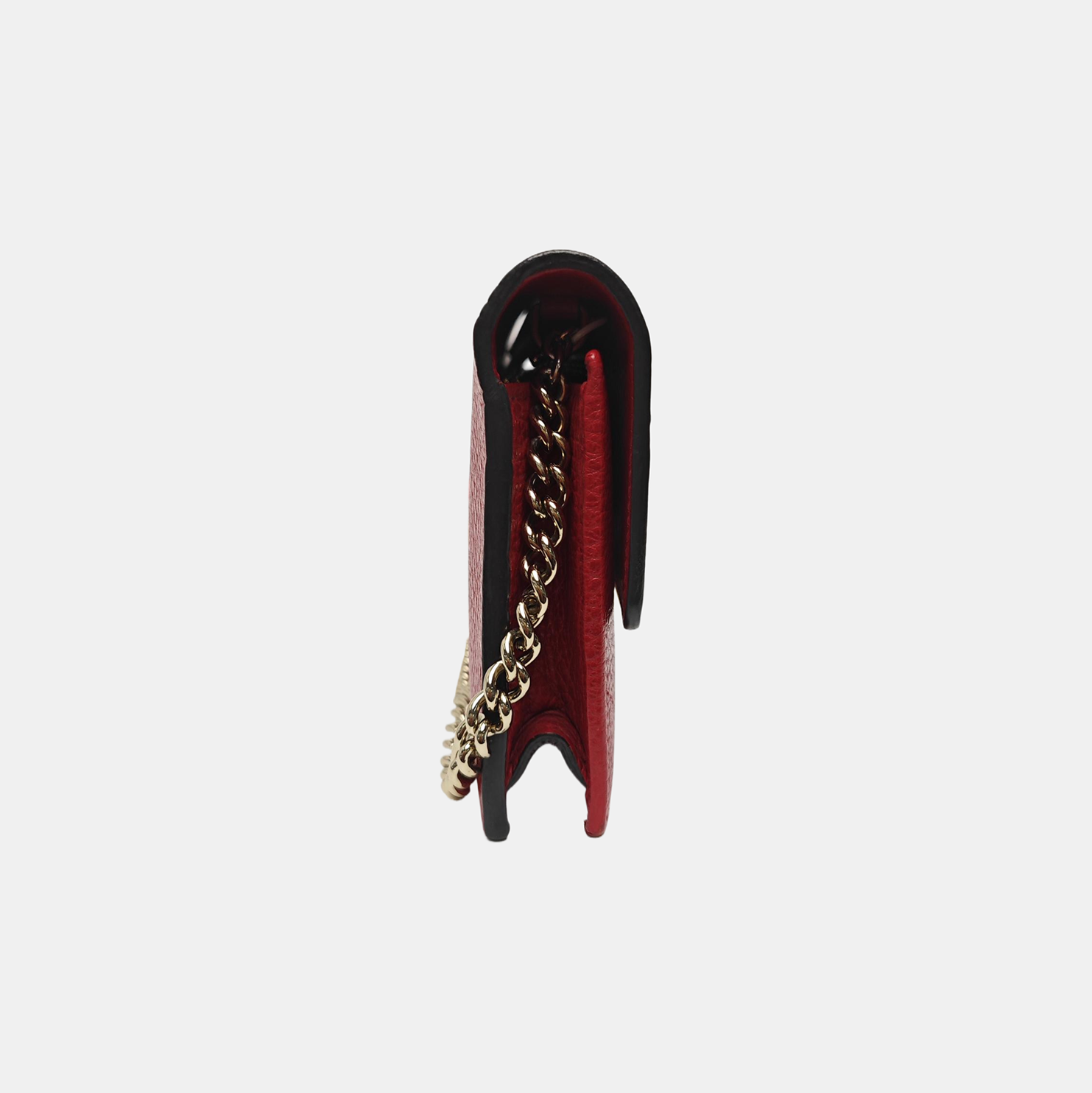 Calfskin Shoulder Bag Red