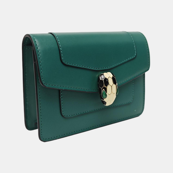 SERPENTI FOREVER Calfskin Green