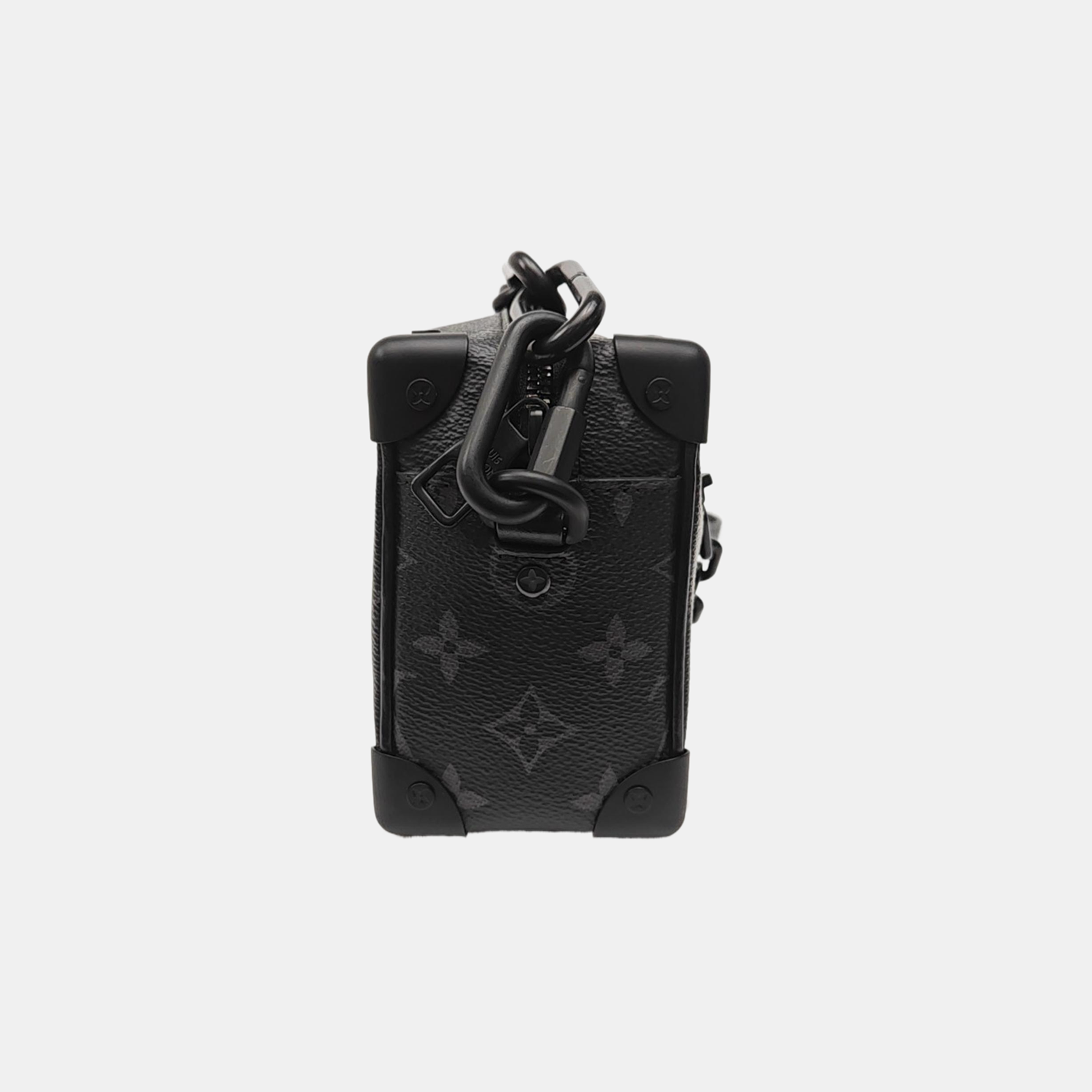 SOFT TRUNK Mini Monogram Coated Canvas Black