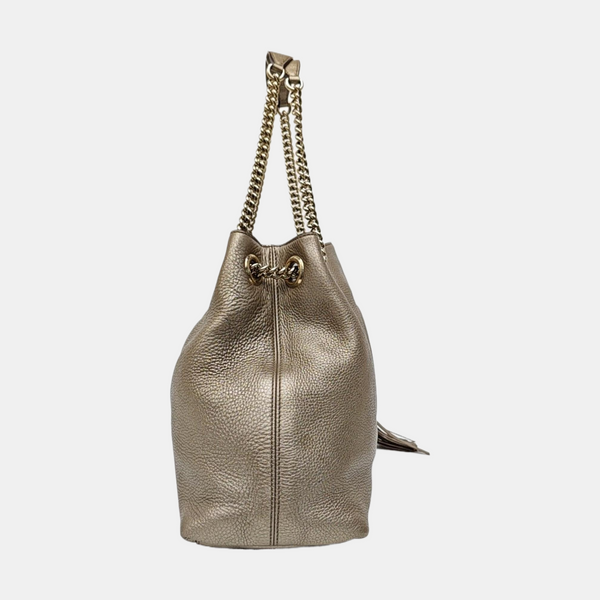 Soho Large Calfskin Beige