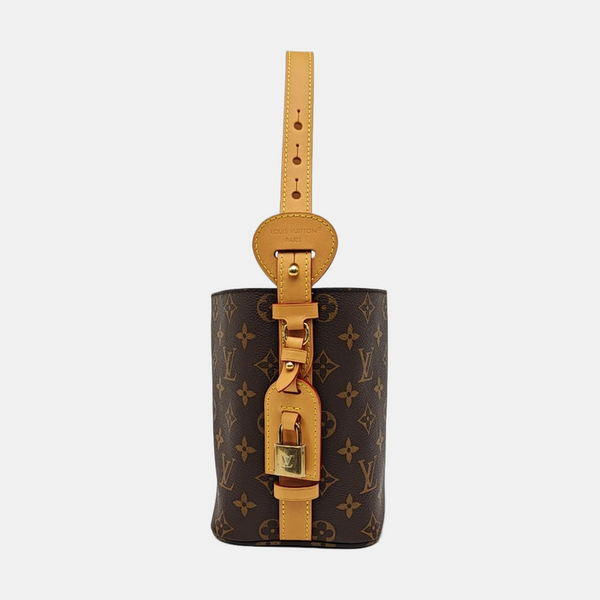 ALL IN Monogram Coated Canvas Brown