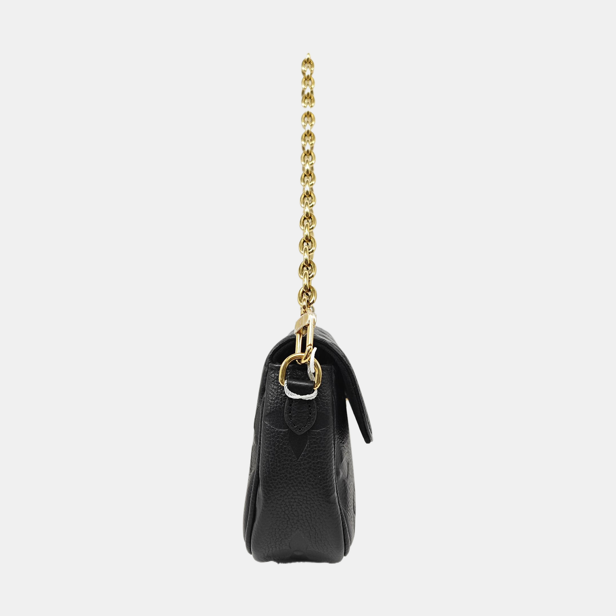 IVY Monogram Calfskin Black