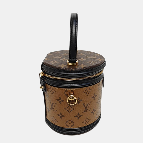 CANNES PM Monogram Coated Canvas Brown