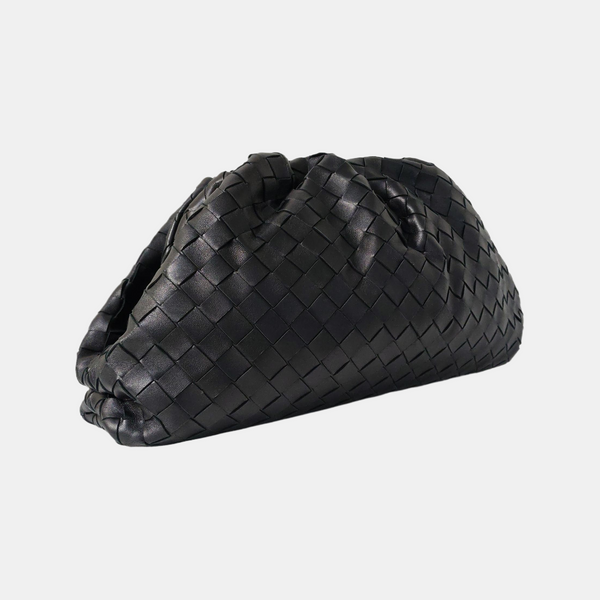 The Pouch Large Lambskin Black