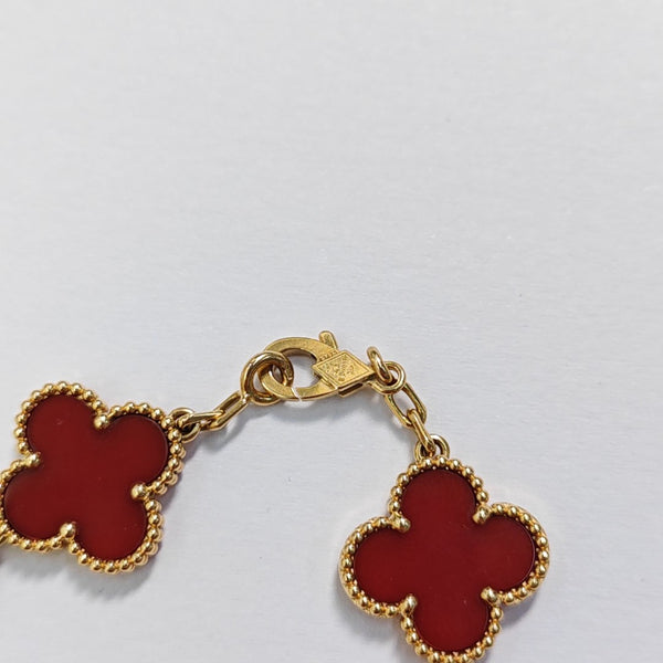 Vintage Alhambra 18k Gold Bracelet