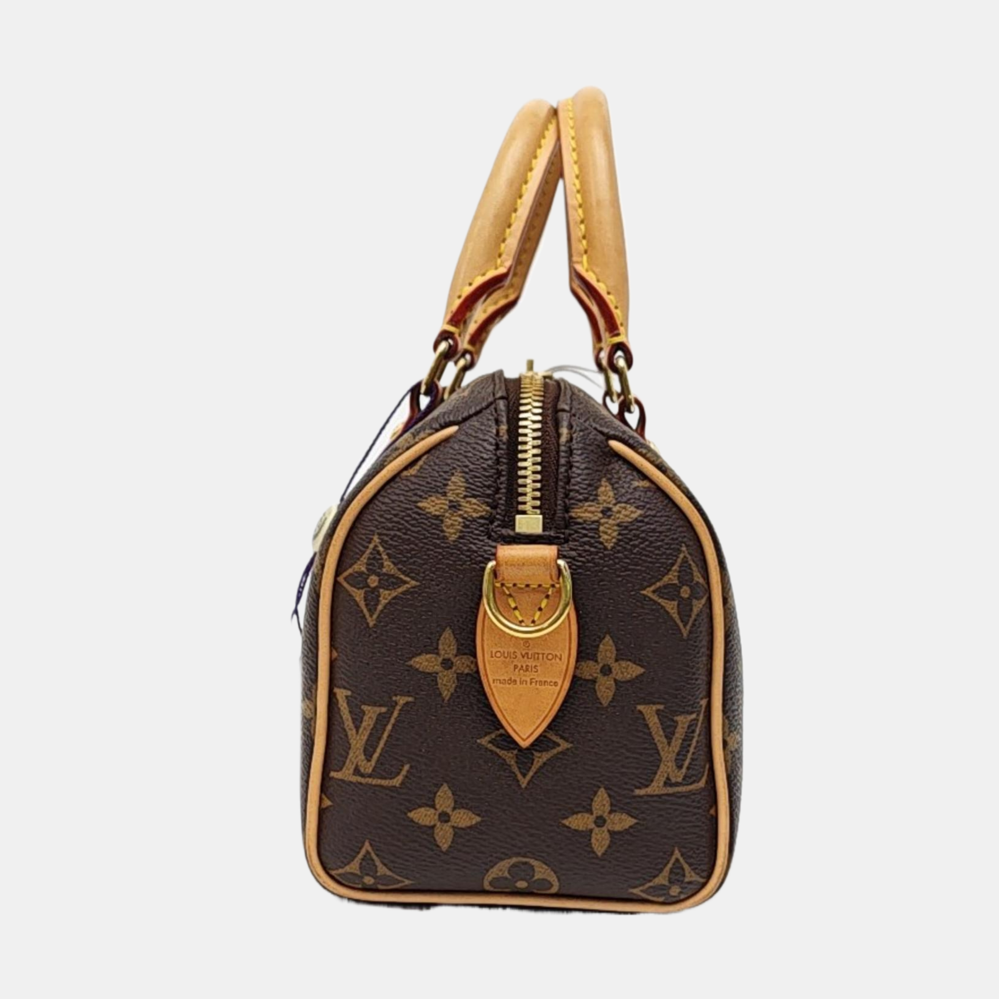 SPEEDY 20 Monogram Coated Canvas Brown