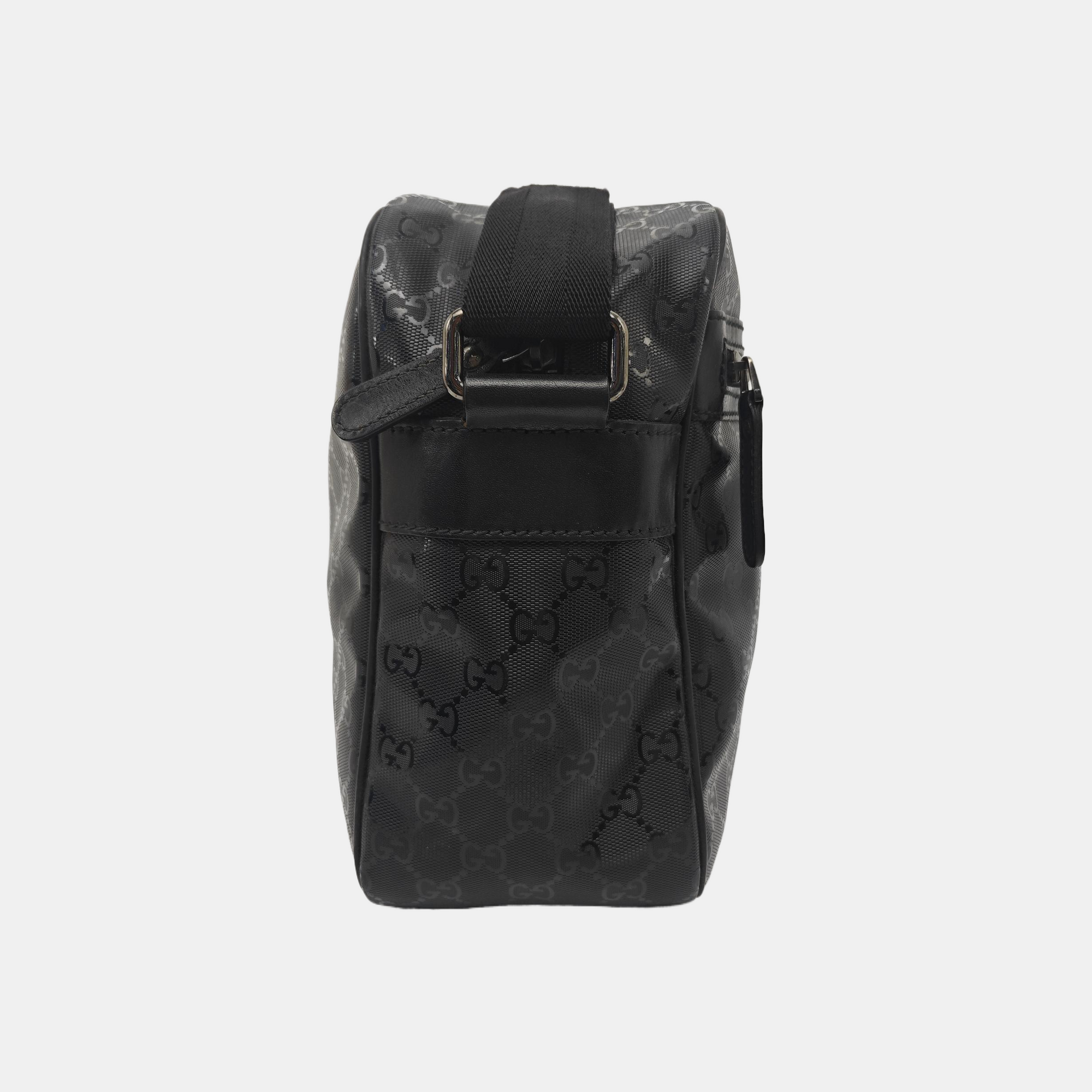 GG Imprime Monogram Coated Canvas Black