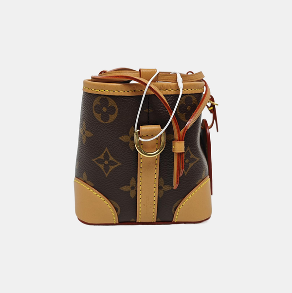 NOÉ Mini Monogram Coated Canvas Brown