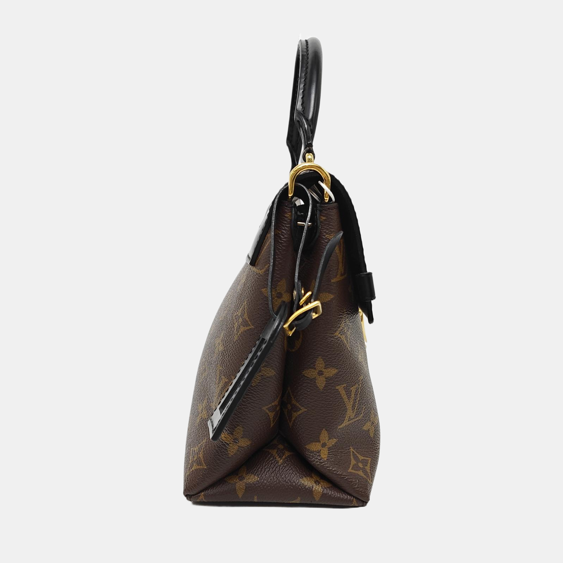 ONE HANDLE Monogram Coated Canvas Brown