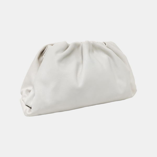 The Pouch Large Calfskin White