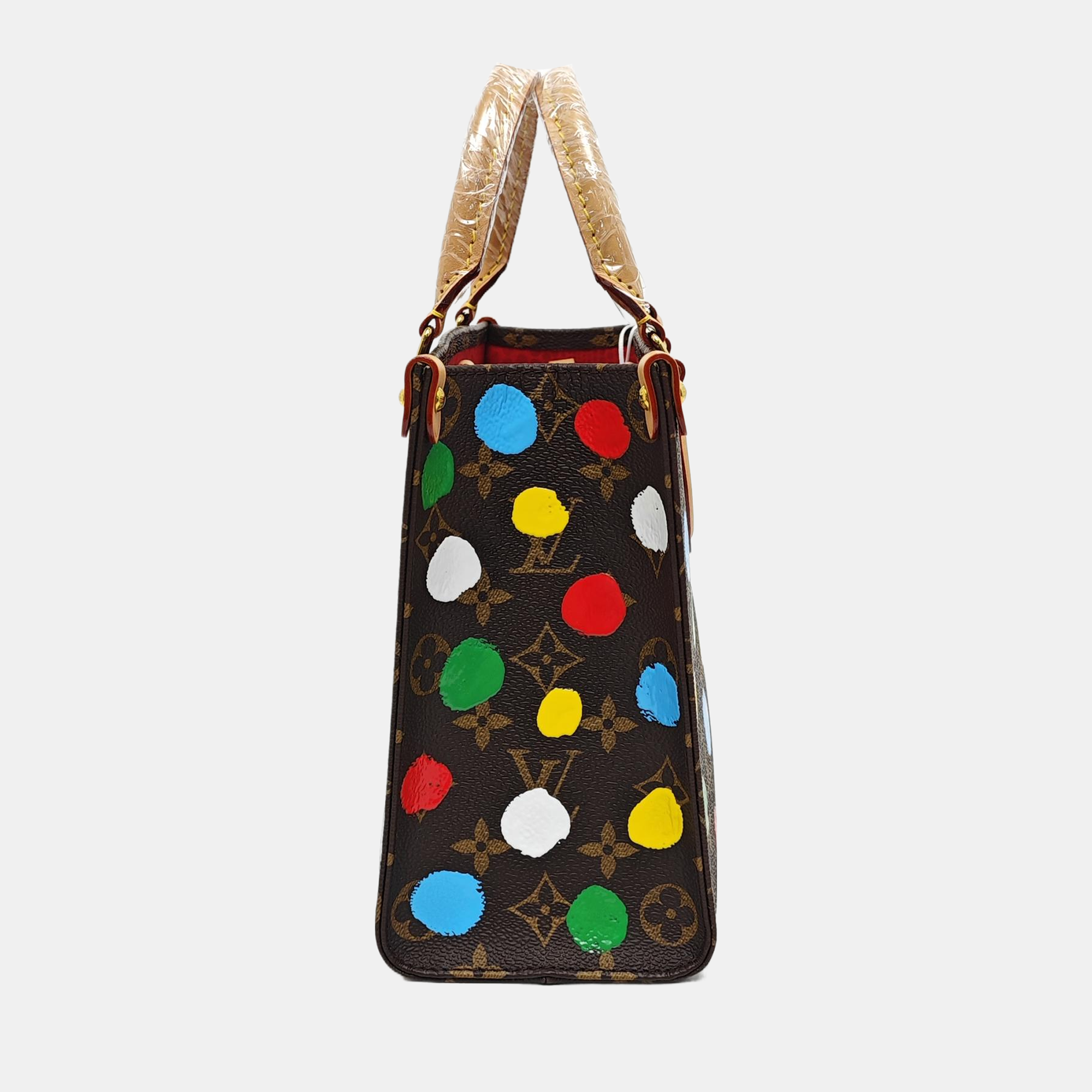 ONTHEGO PM Monogram Coated Canvas Brown