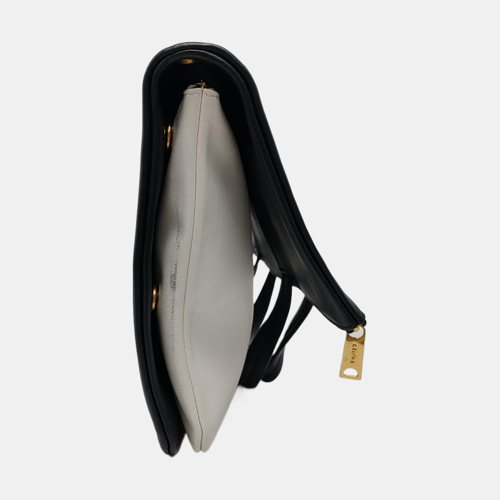 Calfskin Shoulder Bag Black