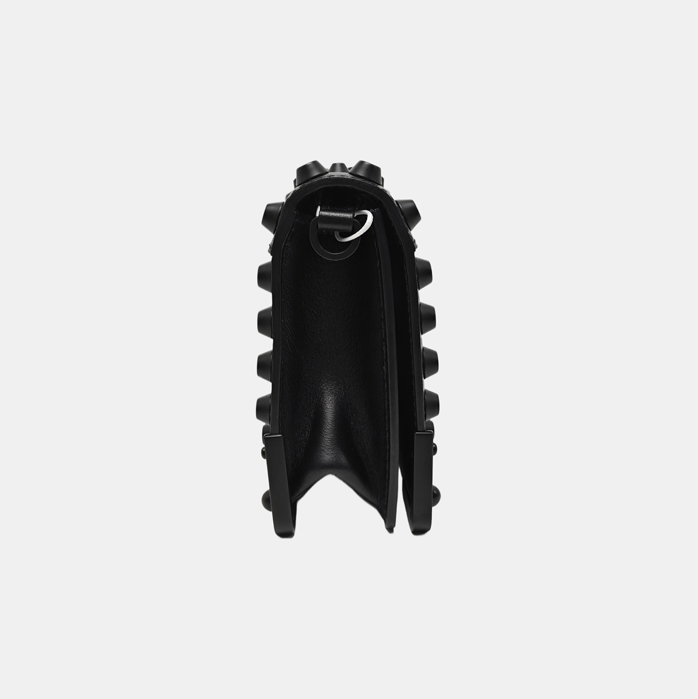 Calfskin Shoulder Bag Black