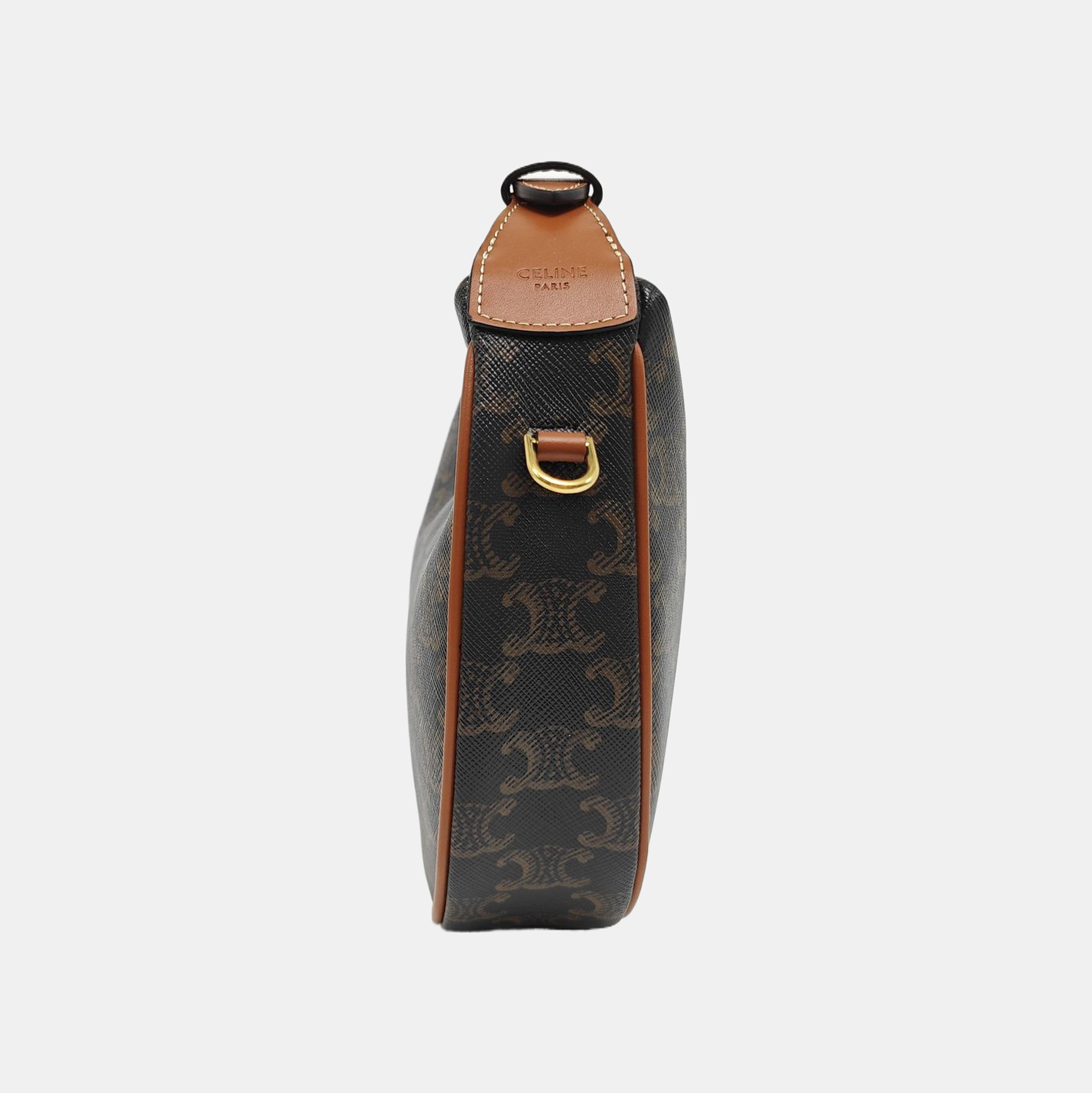 HELOÏSE TRIOMPHE Small Coated Canvas Black