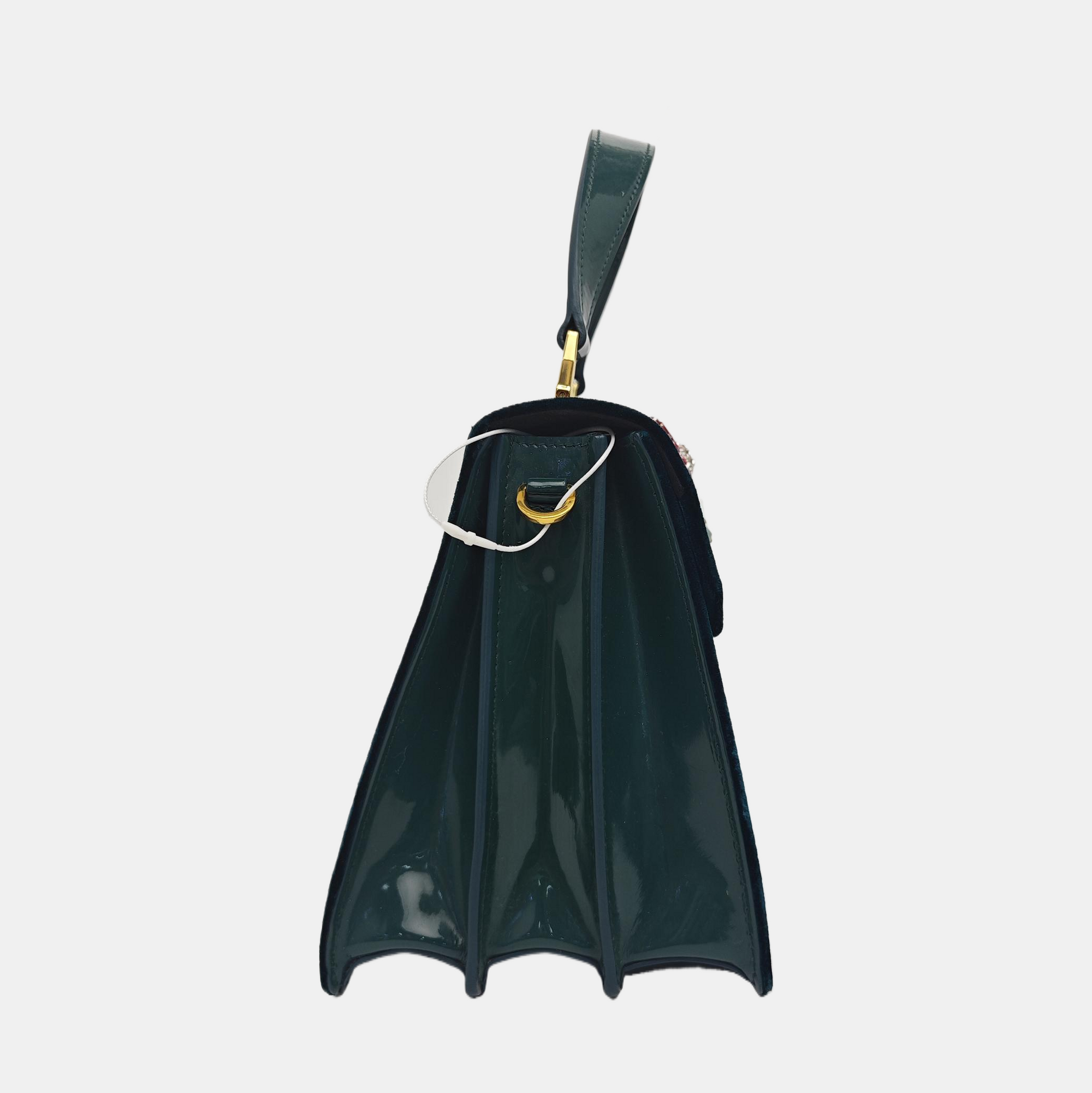 Miu Lady Velvet Green