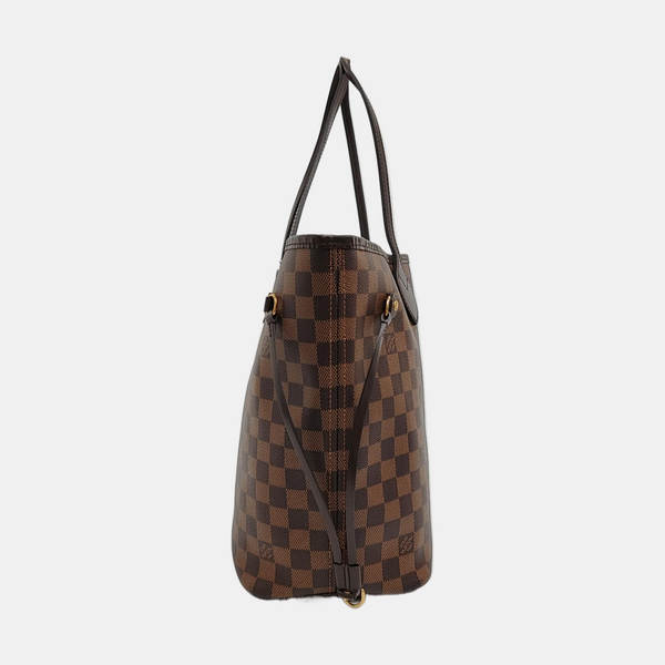 NEVERFULL MM Damier Ebene Coated Canvas Brown