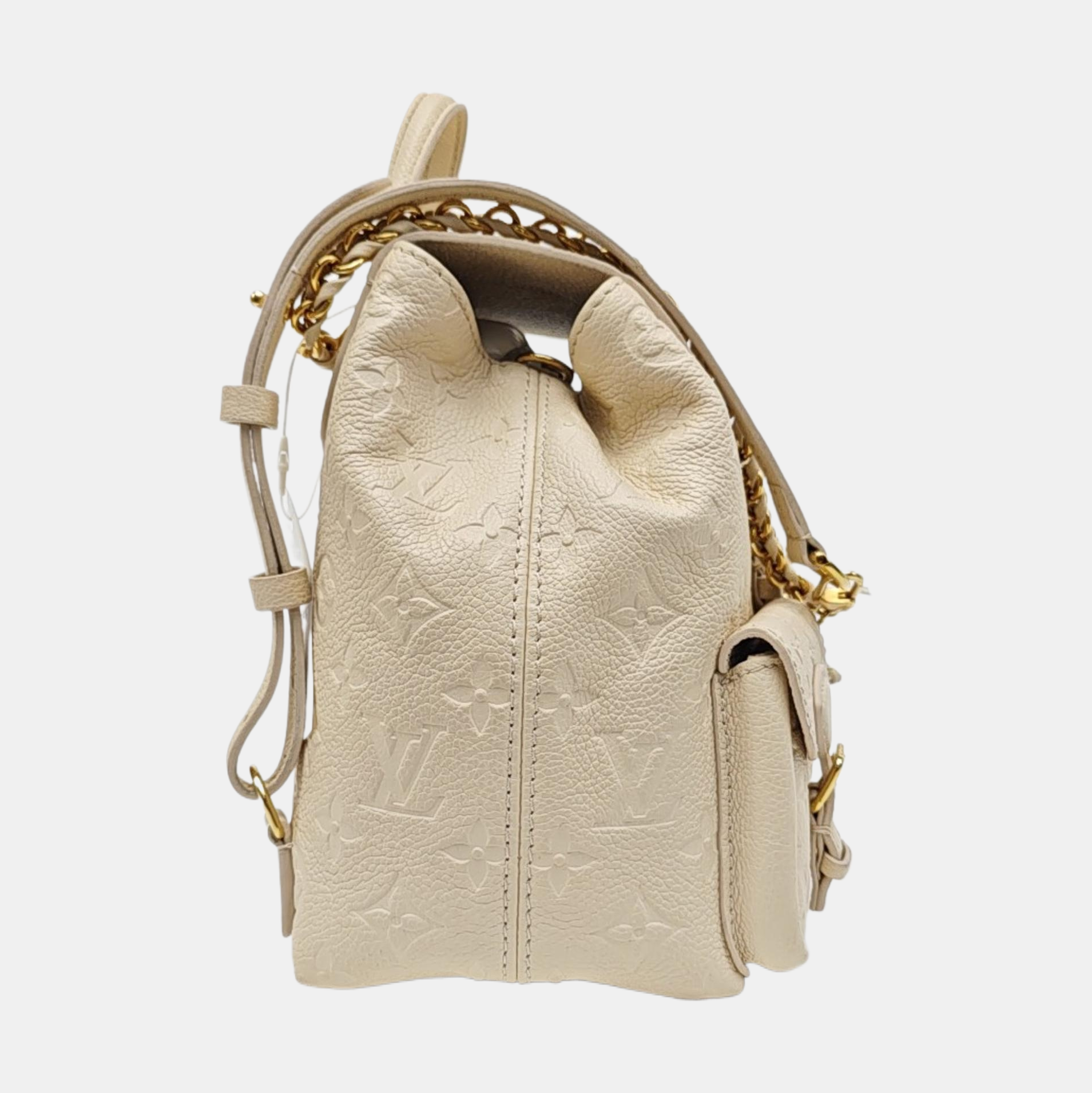 BACKUP Monogram Calfskin White