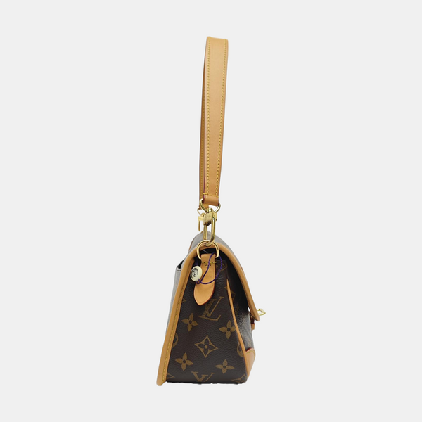 DIANE Monogram Coated Canvas Brown