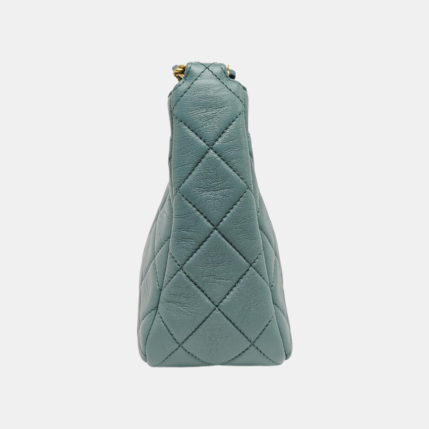 23A HOBO Quilted Lambskin Green