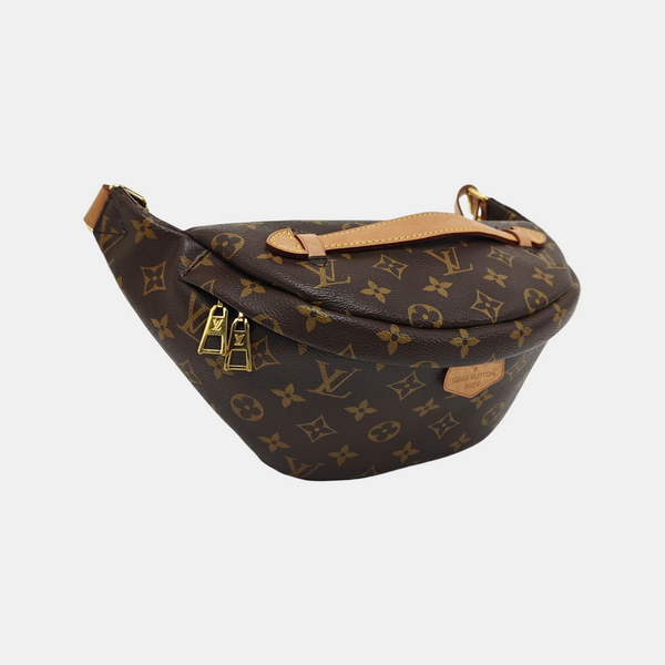 BUMBAG Monogram Coated Canvas Brown