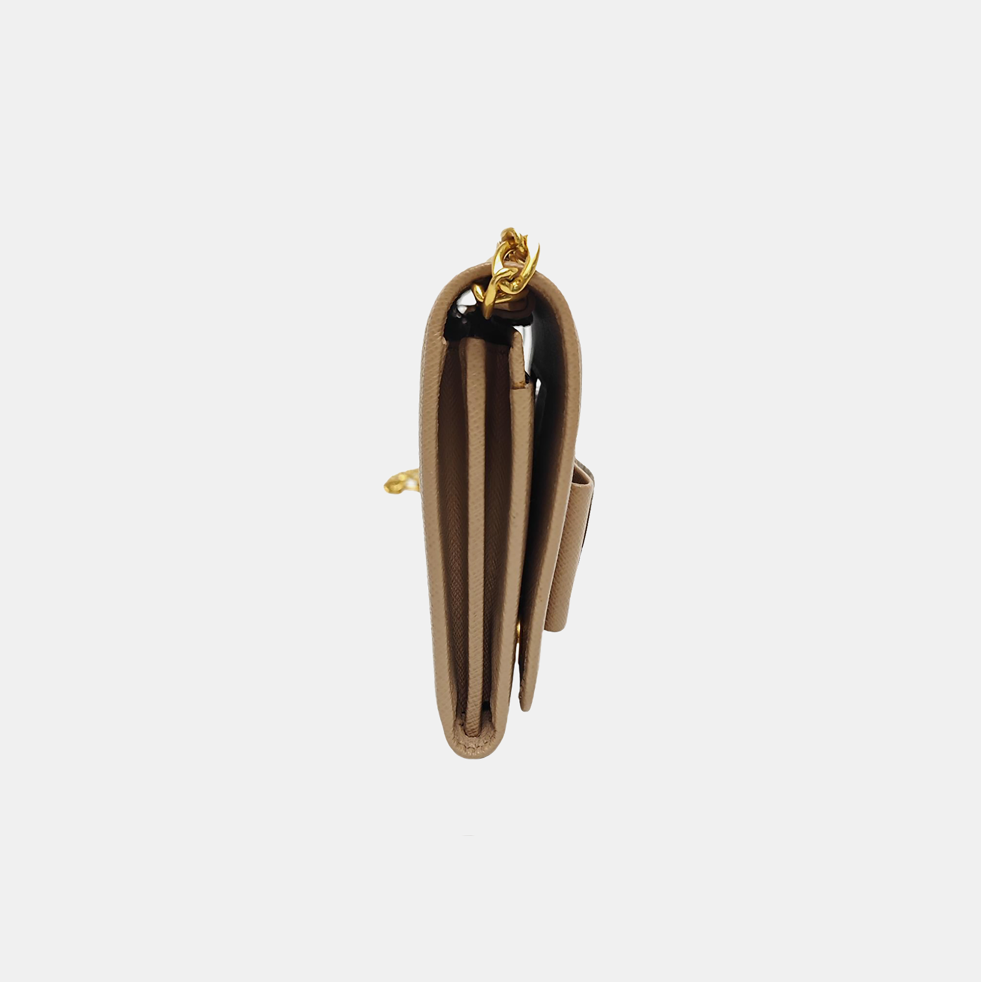 Fiocco Bow Saffiano Calfskin Beige