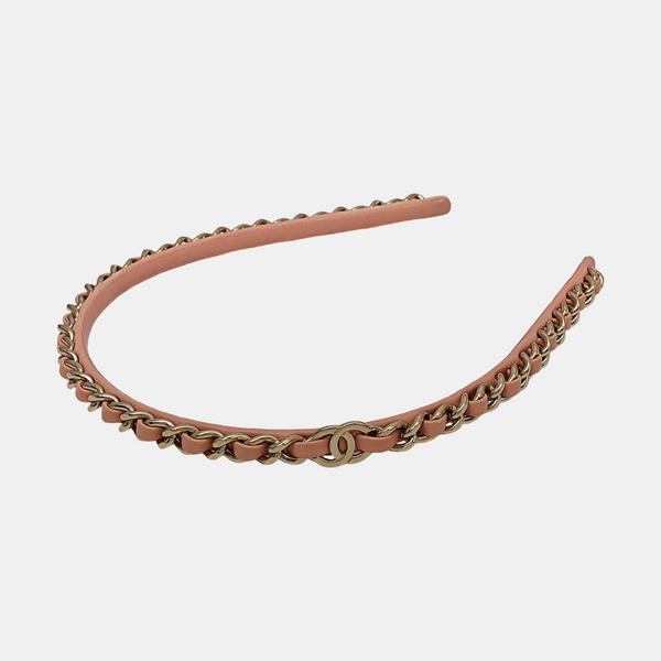 Metal Hairband Red