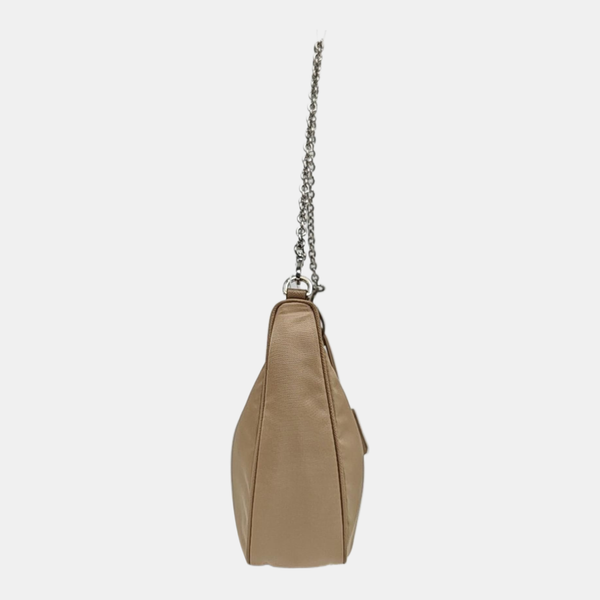 Authenticated pre-owned  Re-Edition2005 Nylon Beige - Shoulder Bag at Looply