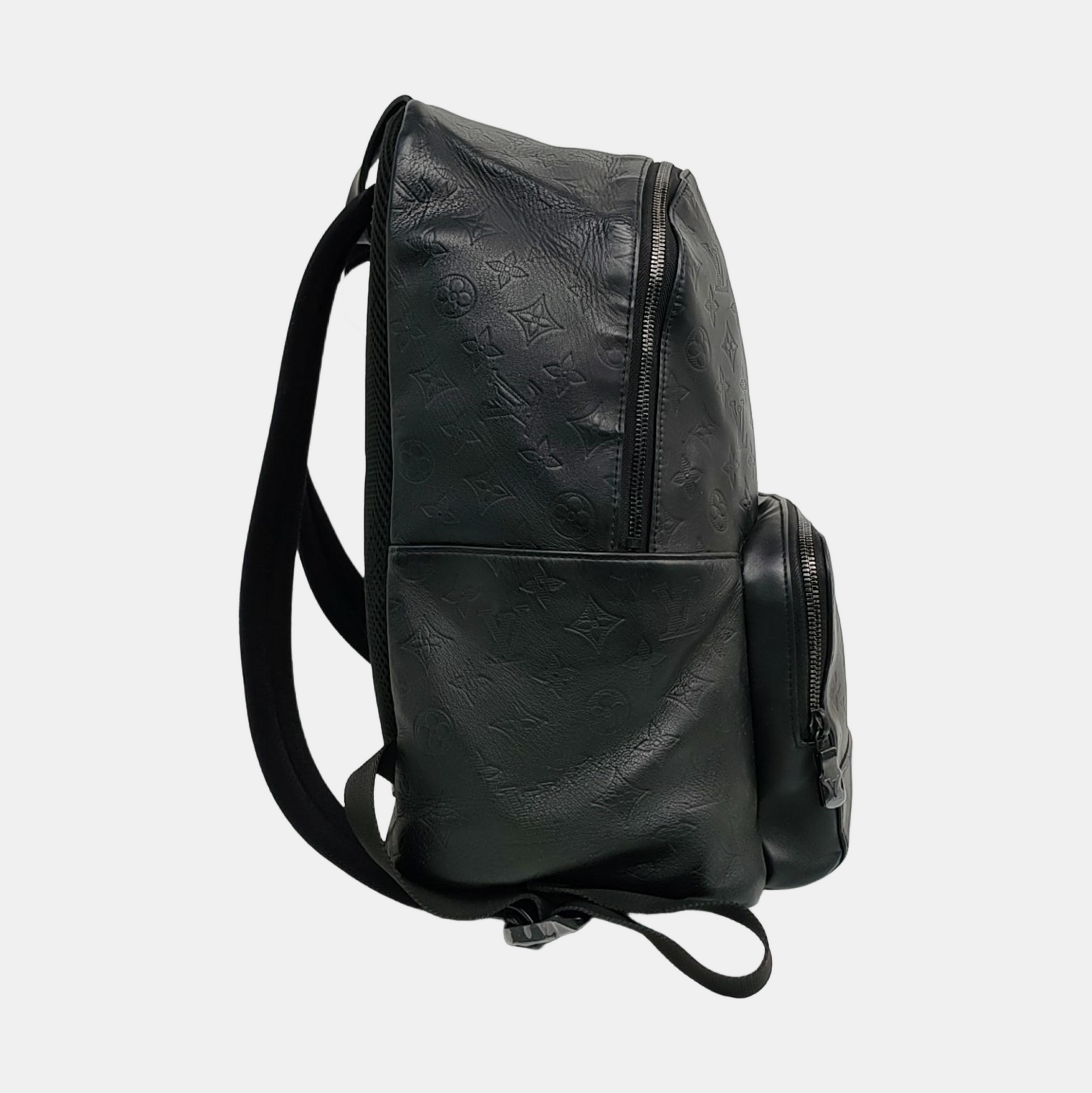 RACER Monogram Calfskin Black