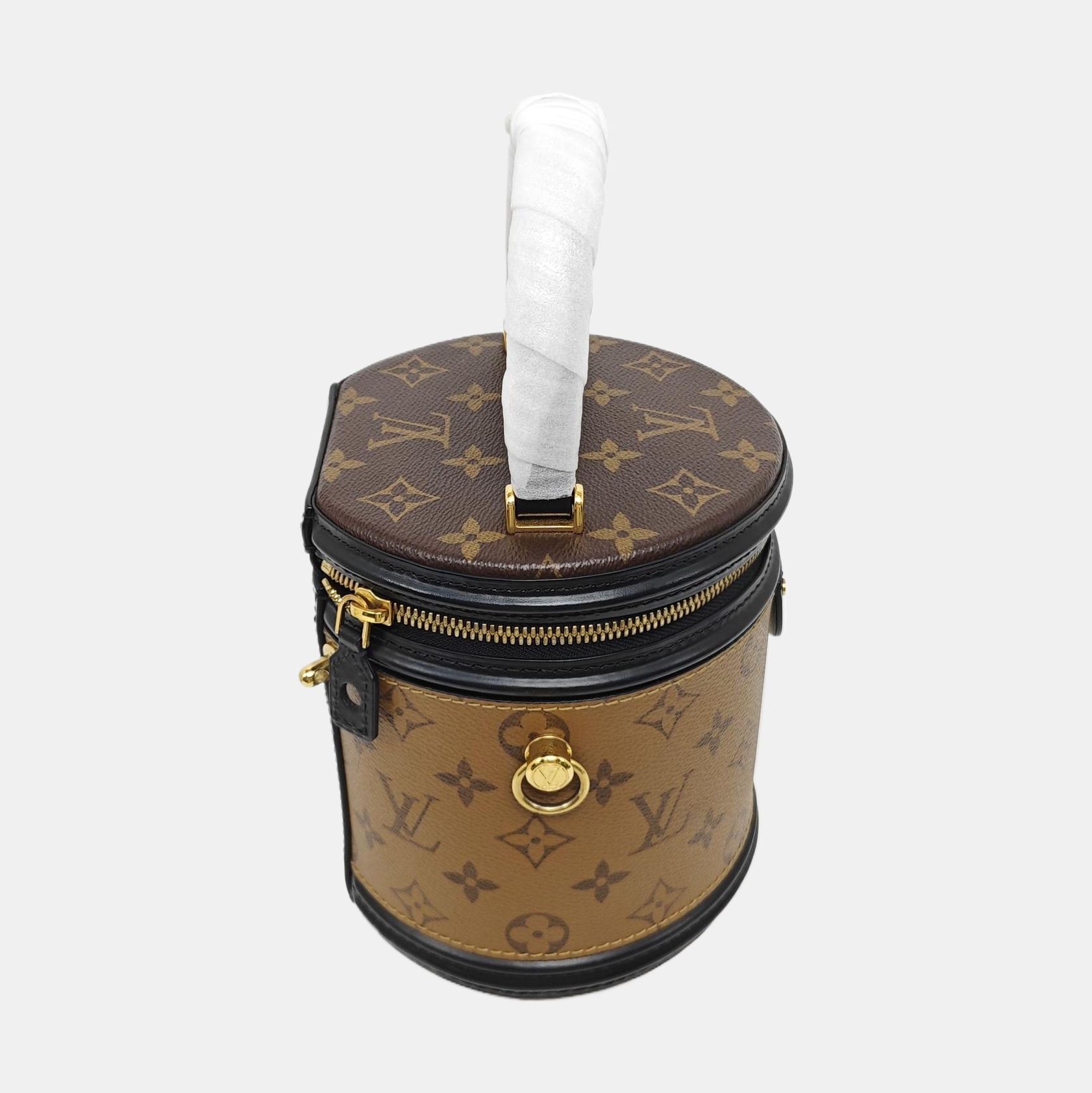 CANNES PM Monogram Coated Canvas Brown