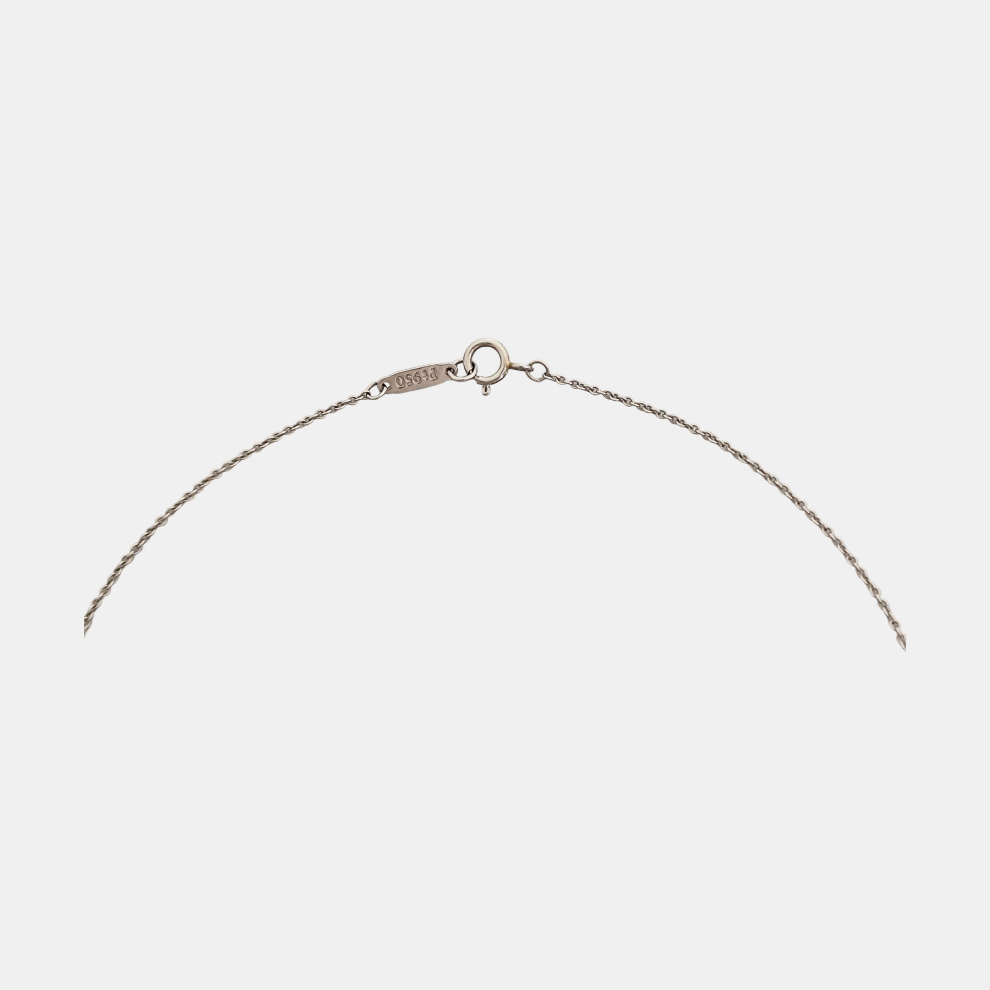 Tiffany &amp; Co. Schlumberger Platinum 950 Silver Necklace