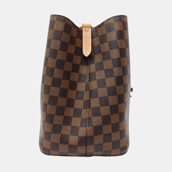NÉONOÉ MM Damier Ebene Coated Canvas Brown